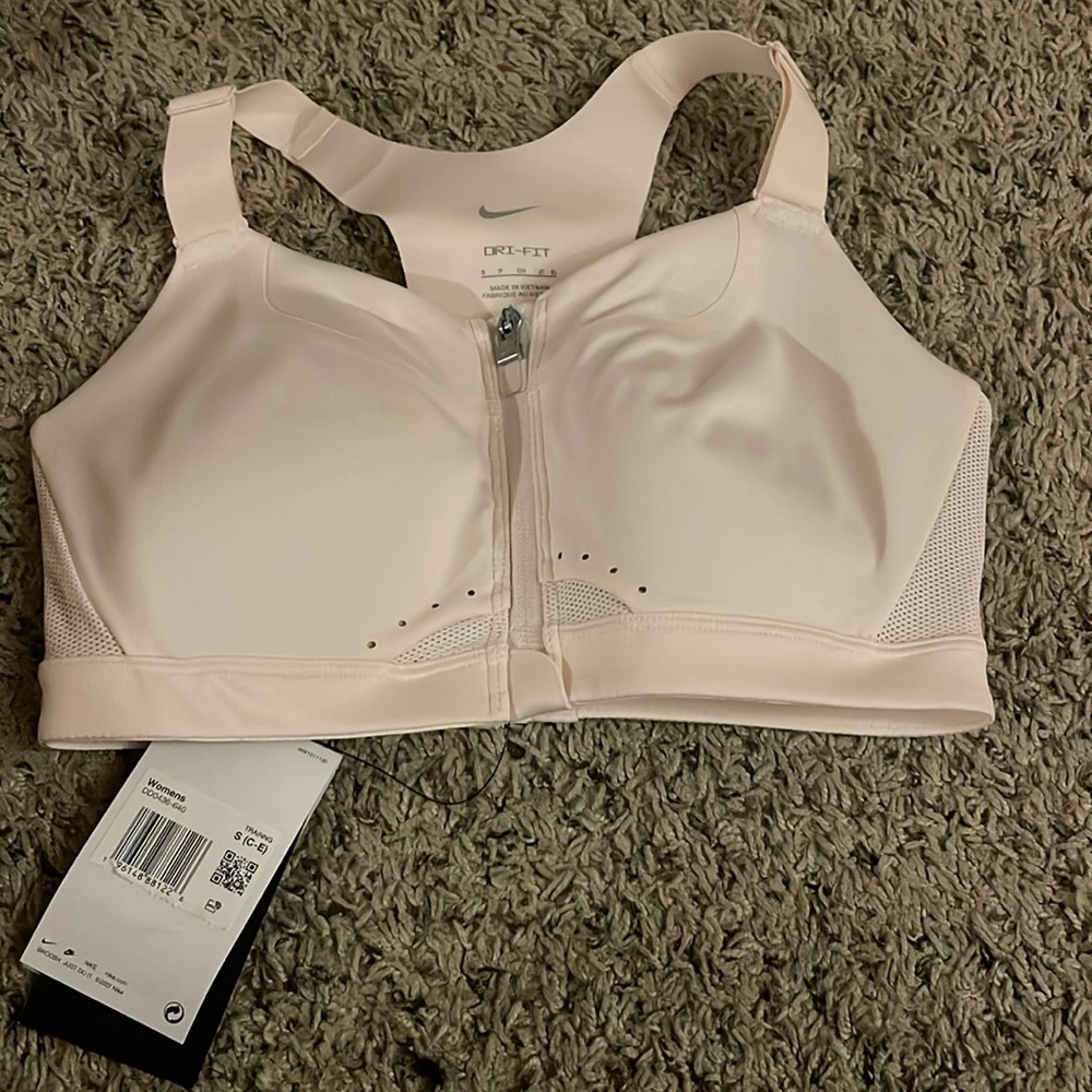 Light pink Nike Alpha Bra NWT